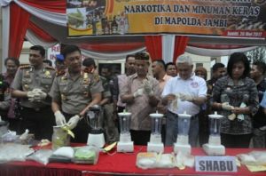 Pemprov Dukung Polda Jambi Berantas Narkoba