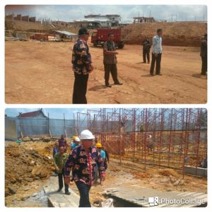 Bupati Kembali Tinjau Lokasi dan Progres Pembangunan Rumah Sakit Merlung