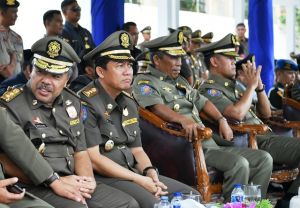 Pjs Bupati Husairi Hadiri HUT Satpol  PP di Tebo, Tahun Depan di Merangin