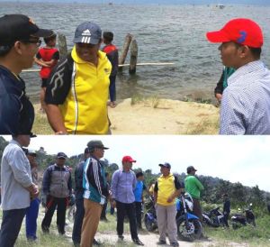 Zainal Abidin Langsung ke TKP,  Bantu Pencarian Warga yang Hilang di Danau Kerinci