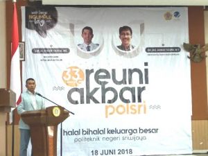 Sebagai Ketua Alumni, Fasha Hadiri Reuni dan Halal Bilhalal IKAPOLSRI