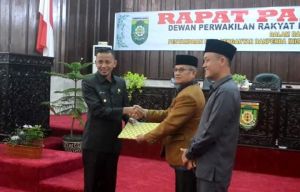 DPRD Bungo Gelar Rapat Paripurna, Ajukan Ranperda Inisiatif Terkait Pemilihan Rio