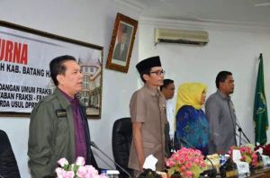Bupati Syahirsah Hadiri Paripurna, Ini Agendanya