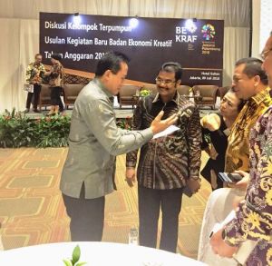 Hadiri FGD Bekraf, SAH Paparkan Kunci Sukses Pengembangan Ekonomi Kreatif Di Tanah Air