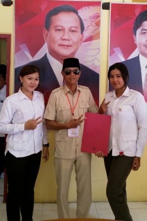 Bismillah...Sakirin Pohan Daftar Sebagai Caleg Gerindra