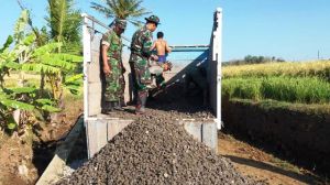 Material Terus Digelontorkan Ke Sasaran TMMD