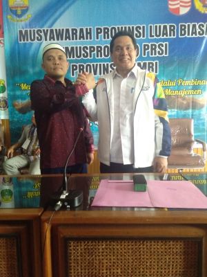H Salman Alfarisi Pimpin PRSI Jambi 