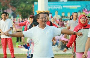 Usai Senam Poco-Poco, Kadiskepora Provinsi Jambi Mendapat Surprise