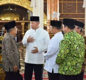 Bicarakan Masjid, Fasha Sambut Kunjungan Wapres Jusuf Kalla di Jambi