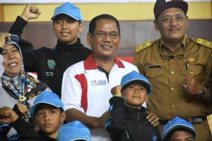 Hendak Buka Pekan Olahraga Disabilitas Pelajar tingkat Provinsi Jambi, Wahyuddin Menangis   