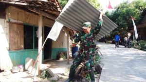 Pembangunan RTLH Bapak Asrori Sudah Hampir Selesai Pengerjaannya