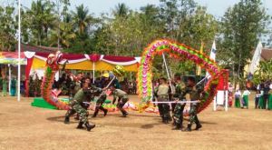 Pertunjukan Barongsai Naga Doreng Ramaikan Desa Bonomerto