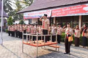 Upacara Peringatan Hari Pramuka ke 57 di Batanghari Berlangsung Sukses      