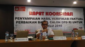 Faktualisasi Dukungan Calon DPD RI Selesai, Sanusi: Penetapan Oleh KPU RI