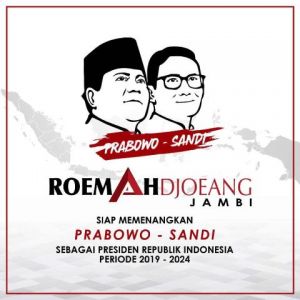 Dukung Pencalonan Prabowo Sandi, SAH Inisiasi Pembentukan Roemah Djoeang Di Provinsi Jambi