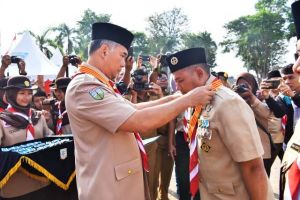 Pimpin Apel Peringatan HUT Pramuka ke-57 , Fasha : Jadikan Pramuka Sebagai Perekat NKRI