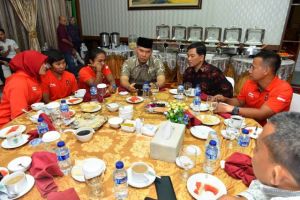 Wali Kota Fasha Jamu Atlet Asian Games Asal Jambi, Fasha:Terima Kasih Sudah Harumkan Nama Jambi