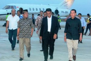 Plt Gubernur Fachrori Sambut Kedatangan Menteri Pertanian