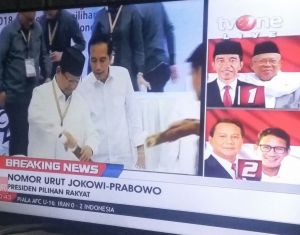 Jokowi-Ma'ruf Nomor 1, Prabowo-Sandi Nomor 2