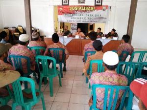 Sosialisasi Program TMMD Reg 103 di Desa Pasedan
