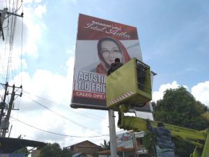 APK Caleg Tak Boleh Sendiri-sendiri, Bawaslu Copot APK Langgar Aturan