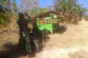 Satgas TMMD Tinjau Pos Pengamanan
