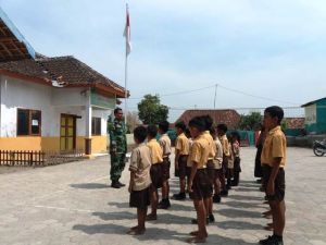 Satgas TMMD Latih PBB Siswa SD