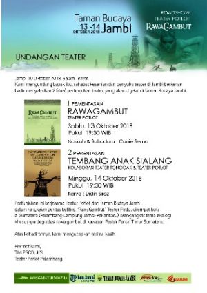 Jangan Lewatkan, Malam Besok Teater Potlot Tampilkan Konflik Ekologi Dalam Pertunjukan 