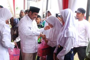 Rayakan Ulang Tahun Prabowo, SAH Gelar Syukuran Bersama Anak Yatim