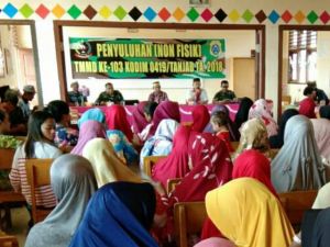 Sosialisasi Bahaya Karhutla di Desa Pangkal Duri, Ini Target dari Satgas TMMD 
