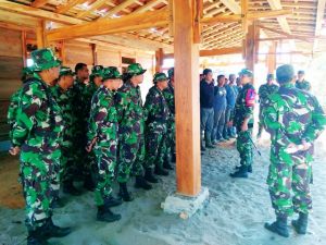 Dansatgas TMMD Berikan Arahan Kepada Anggota