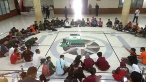 Evaluasi 4 Tahun Jokowi-JK, Aksi Gabungan Mahasiswa Ini Pertanyakan Kinerja
