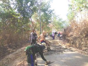 Satgas TMMD Sulap Jalan Ngotoko Bagaikan Sirkuit