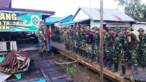 Apel Pagi Jadi Rutinitas, Berbagi Tugas Sebelum Jalankan Program TMMD