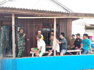 Pasi Intel Satgas Ajak Warga Stop Narkoba dan Miras, Ganti Ngopi