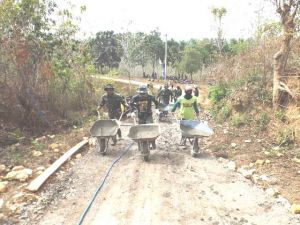 Balap Argo/Angkong Terjadi Pada Pengecoran Jalan