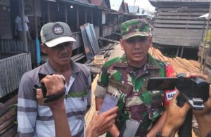 Tetap Optimis Meski Ponton Alat Berat Backhoe Satgas TMMD Sempat Karam di Laut