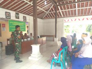 Distanpan Aktif Berikan Penyuluhan Kepada Warga, Dalam Program TMMD
