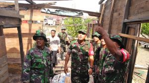 Turun ke Lokasi TMMD, Dandim Tanjab Tak Hanya Cek Program juga Serap Aspirasi Warga