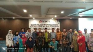 Pimpinan Bawaslu RI Langsung Sosialisasi ke Kaum Disabilitas di Jambi, Ini Yang Disampaikannya
