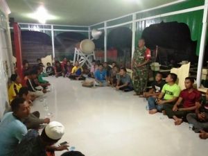 Satgas TMMD Gelar Rapat dengan Warga Sungai Ayam, Ini Agenda Kegiatan yang Dibahas