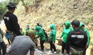 Dilokasi Ada Semangat Baru Bersama Ibu-Ibu