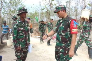 Dansatgas Berikan Arahan Dilokasi TMMD