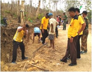 Polres Rembang Turunkan Personel Bantu TMMD