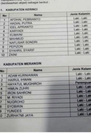 Tak Diunggah di Web KPU, Ini Calon KPU yang Lolos 10 Besar di  4 Daerah yang Beredar di Medsos