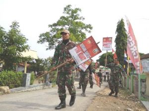 Ramaikan Pemandangan Dengan Umbul-Umbul Sambut Wasev Sterad