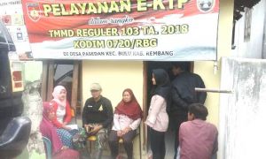 Pelayanan E-KTP, Buktikan TNI Berbuat Yang Terbaik Untuk Rakyat