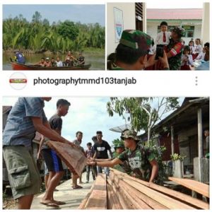 Seperti Ini Foto-foto Pemenang Lomba Fotografi TMMD Kodim 0419/Tanjab