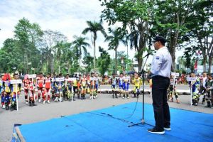 Walikota Jambi Lepas Cabor Balap Motor Porprov XXII Tahun 2018
