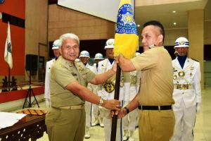 Sertijab Rektor IPDN, Prof DR Murtir Jeddawi Resmi Gantikan Prof Ermaya